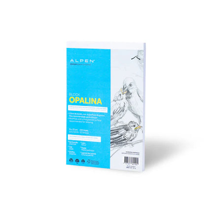 Block Opalina 180 Gr Media Carta 50 Hojas Alpen