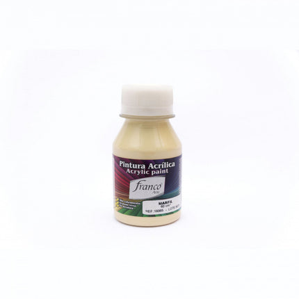 Pintura Acrílica Al Frío 60 ml Marfil Franco Arte