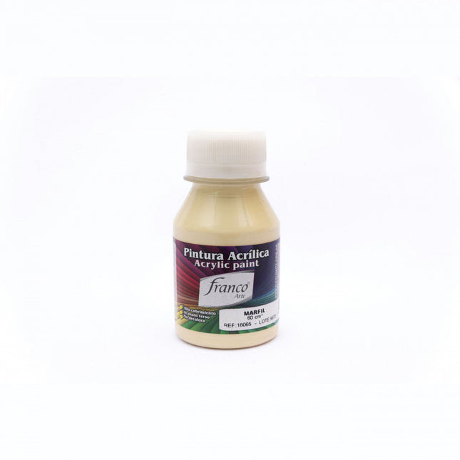 Pintura Acrílica Al Frío 60 ml Marfil Franco Arte