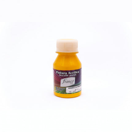 Pintura Acrílica Al Frío 60 ml Amarillo Primario Franco Arte