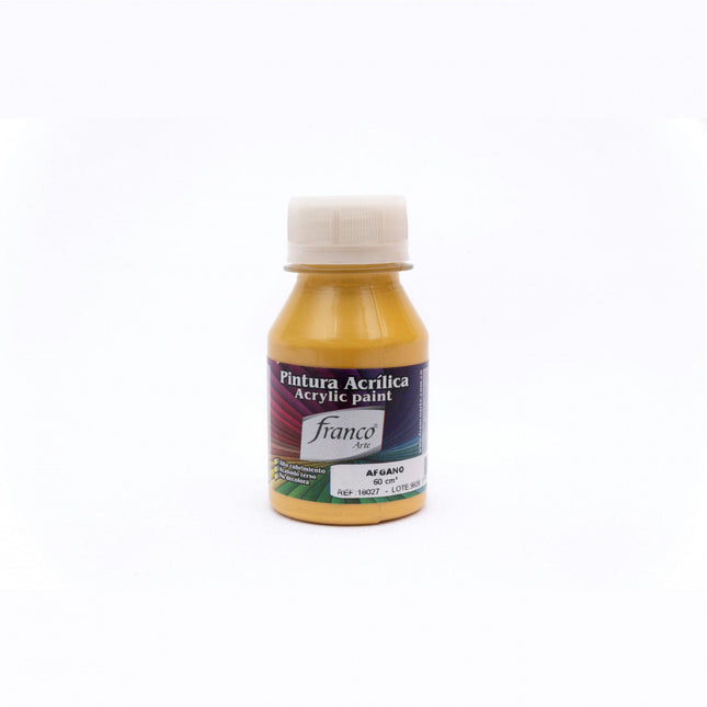 Pintura Acrílica Al Frío 60 ml Afgano Franco Arte