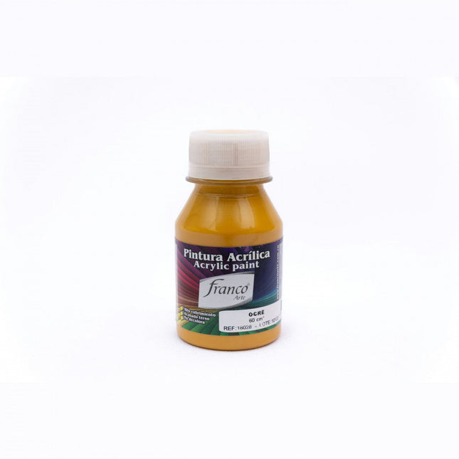 Pintura Acrílica Al Frío 60 ml Ocre Franco Arte