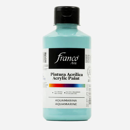 Pintura Acrílica Al Frío Aguamarina 250 ml Franco Arte