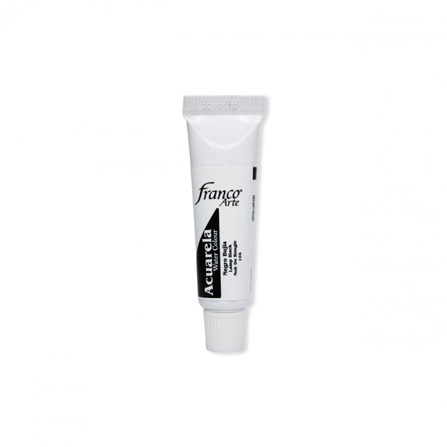 Acuarela 15 ml Negro Bujía Franco Arte