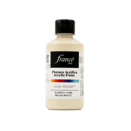 Pintura Acrílica Al Frío Blanco Luna 250 ml Franco Arte