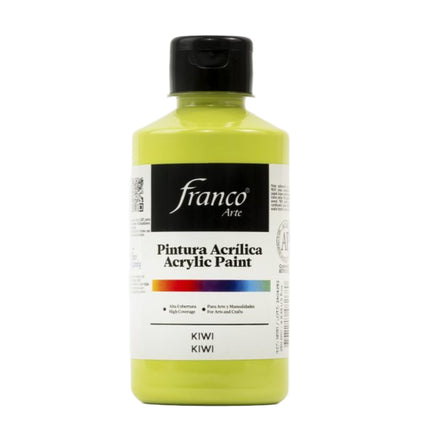 Pintura Acrílica Al Frío Kiwi 250 ml Franco Arte