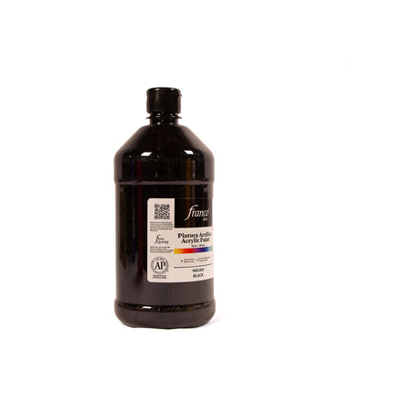 Pintura Acrílica Al Frío 1000 ml Negro Franco Arte