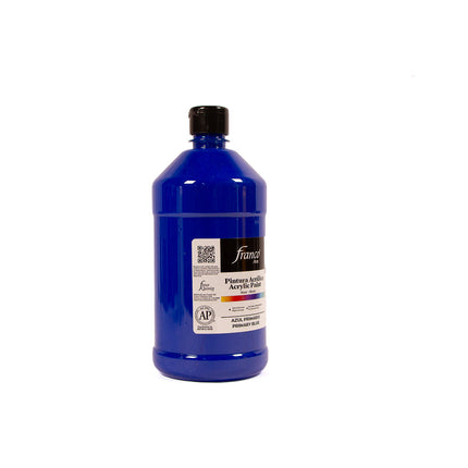 Pintura Acrílica Al Frío 1000 ml Azul Primario Franco Arte