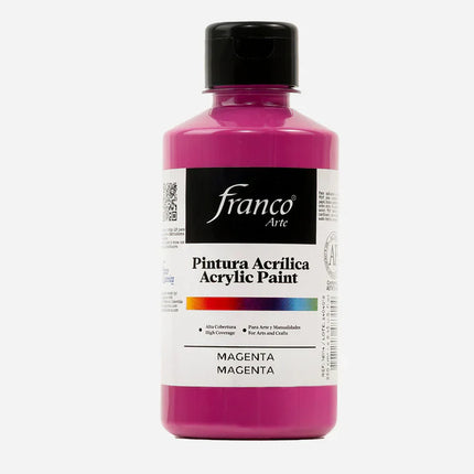 Pintura Acrílica Al Frío Magenta 250 ml Franco Arte