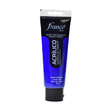 Acrílico 100 ml Azul Cobalto Franco Arte