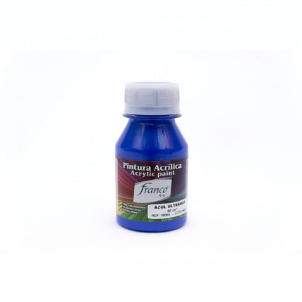 Pintura Acrílica Al Frío 60 ml Azul Ultramar Franco Arte
