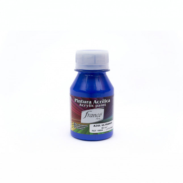 Pintura Acrílica Al Frío 60 ml Azul Ultramar Franco Arte