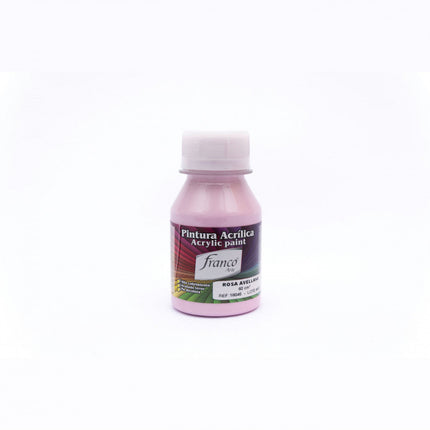 Pintura Acrílica Al Frío 60 ml Rosa Avellana Franco Arte