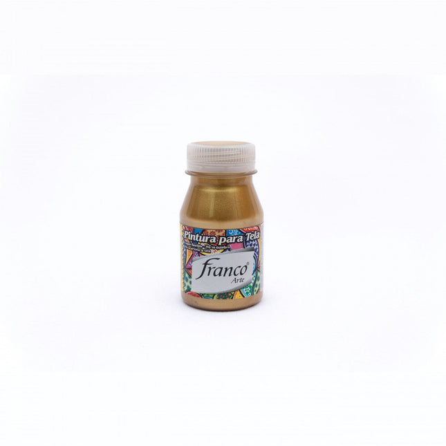 Pintura Para Tela 30 ml Metalizado Oro Franco Arte