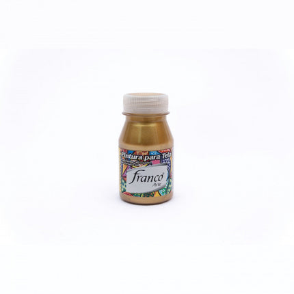 Pintura Para Tela 30 ml Metalizado Oro Franco Arte