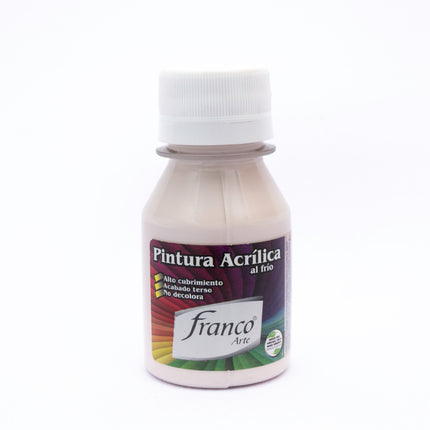 Pintura Acrílica Al Frío 60 ml Rosa Bebé Franco Arte