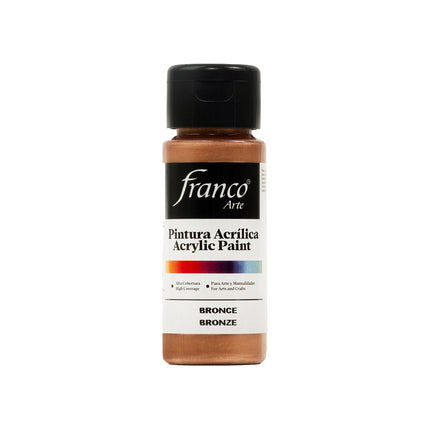 Pintura Acrílica Al Frío Bronce 60 ml Franco Arte