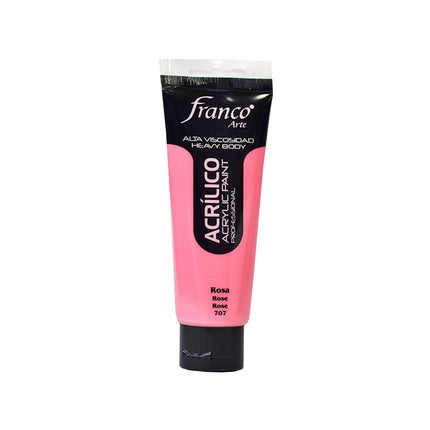 Acrílico 100 ml Rosa Franco Arte