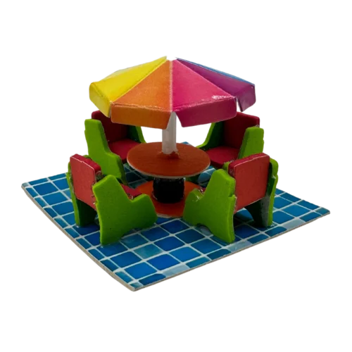Juego De Piscina Miniatura x6 Para Maquetas | El Trebol