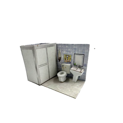 Baño Con Ducha Miniatura Para Maquetas | El Trebol