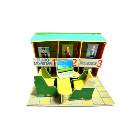 Cabinas Telefónicas Miniatura Para Maquetas | El Trebol