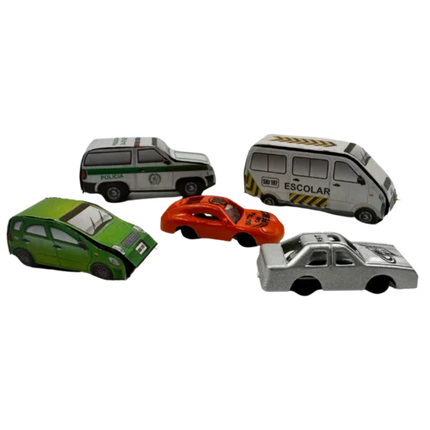 Autos Miniatura x5 Para Maquetas | El Trebol