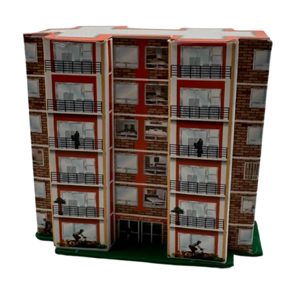 Edificio Dos Torres Para Maquetas | El Trebol