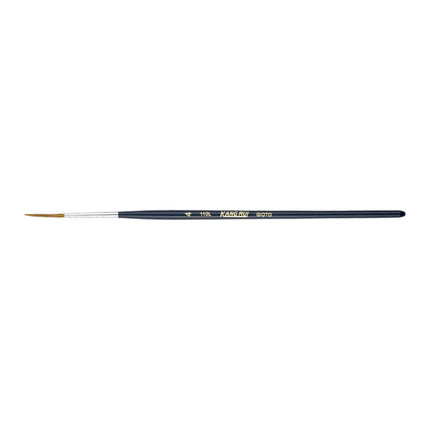 Pincel delineador redondo Giotto de pelo de Marta natural, ideal para trazos finos y detallados en acuarela, tinta, óleo y acrílico.