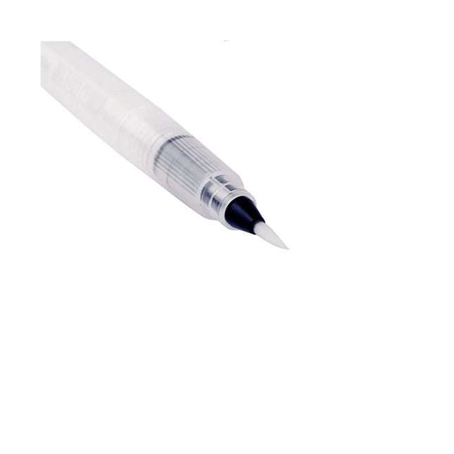 Pincel redondo recargable Giotto con depósito de agua, ideal para acuarela, mezclas y degradados en técnicas húmedas.