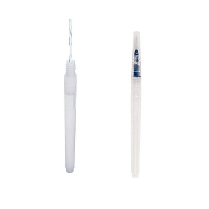 Pincel redondo recargable Giotto con depósito de agua, ideal para acuarela, mezclas y degradados en técnicas húmedas.