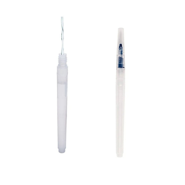Pincel redondo recargable Giotto con depósito de agua, ideal para acuarela, mezclas y degradados en técnicas húmedas.