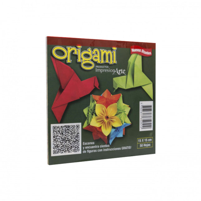 Block ImpresionArte Origami 15 x 15 cm