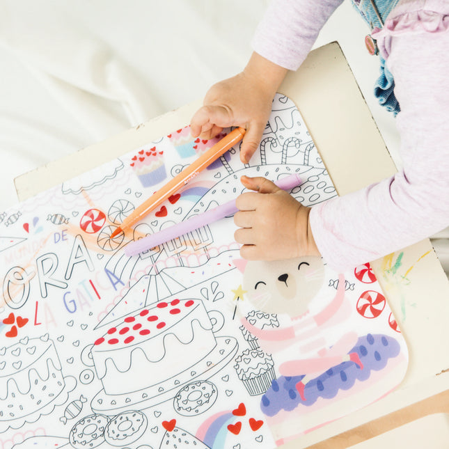 Kit Para Colorear El Mundo De Flora | La Pequeña Galeria