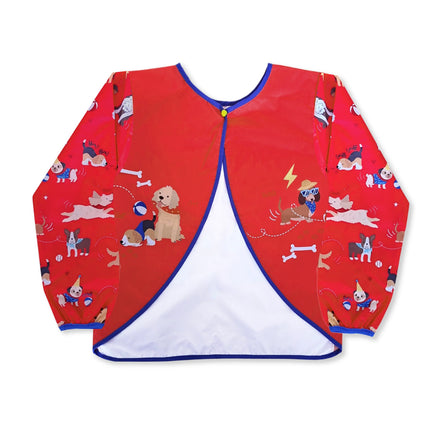 Delantal Infantil Con Mangas Perritos | La Pequeña Galería