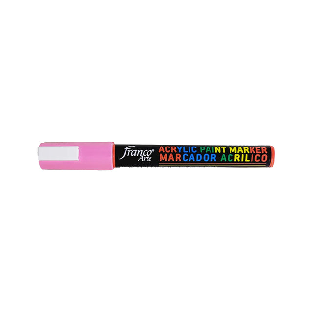 Marcador Acrílico Pink Franco Arte