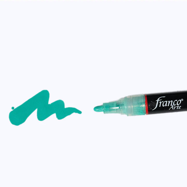 Marcador Acrílico Verde Marino Franco Arte