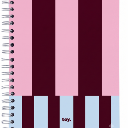 Cuaderno 5 Materias Rayado Line Horses