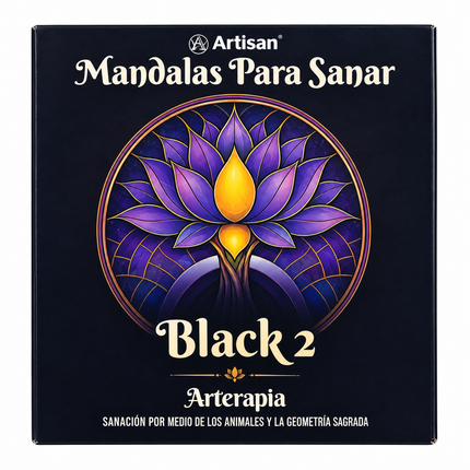Mandala Black #2 + Plumones Metalizados