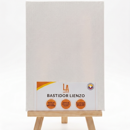 Kit de Pintura con Bastidor y Caballete de Madera