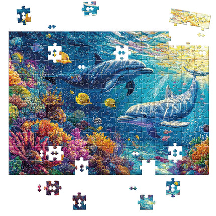 Rompecabezas Puzzle In Puzzle 300 Piezas Delfines | Ingenio Destreza