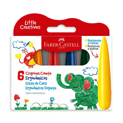 Creyon Ergonomico Cohete X 6 - Little Creatives