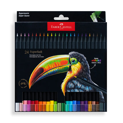 Colores Supersoft x24 Unidades Faber Castell