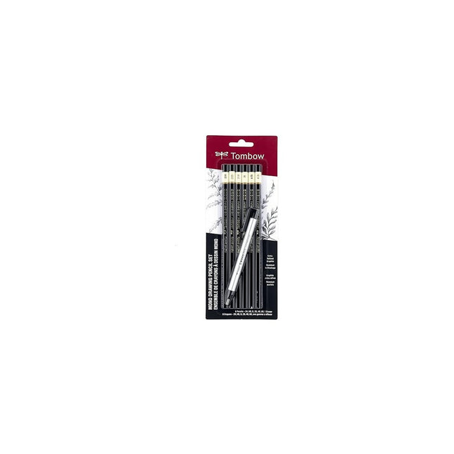 Set Lapices De Dibujo x6  + Borrador Mono Zero