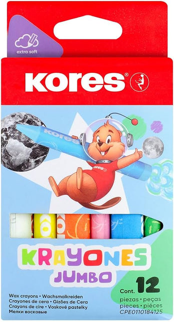 Crayones Jumbo Triangulares Kores x12