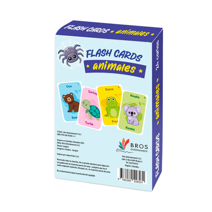 Flash Cards Bilingue Animales