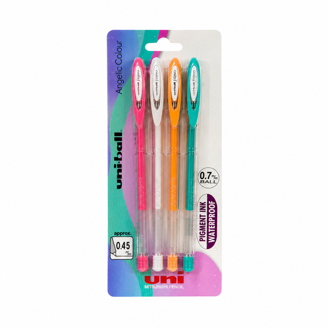 Bolígrafo Gel Uniball Signo Pastel 0.7 mm x4