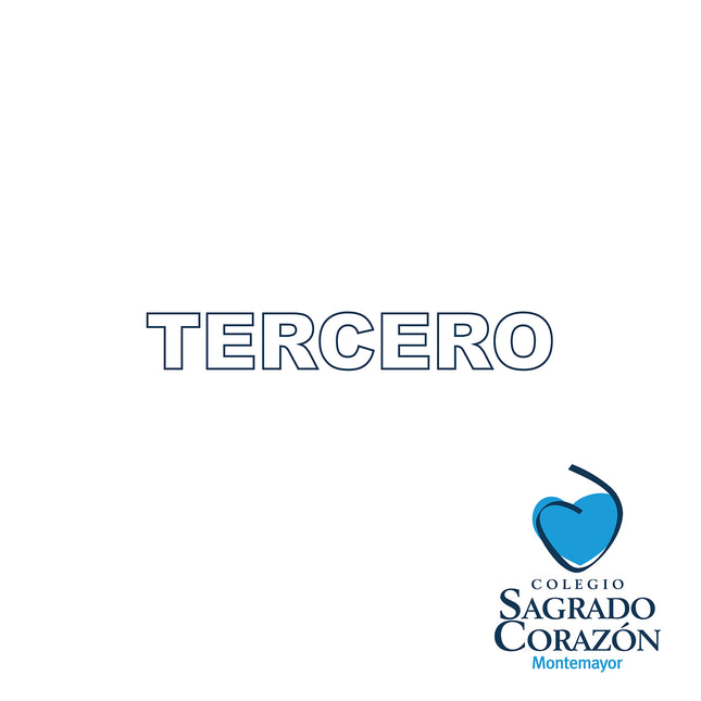 Paquete De Cuadernos 3° - Tercero | Colegio Sagrado Corazón Montemayor
