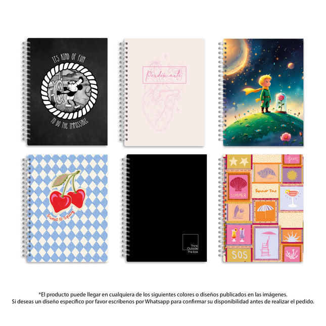 Cuaderno Argollado 1 Materia Rayado Grande SOS